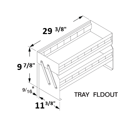 TRAY FLDOUT